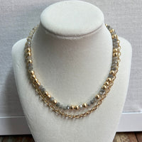 Meghan Browne Demsey Gray Necklace