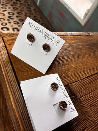 Meghan Browne Rowe Hematite Earrings