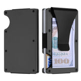 RFID Blocking Minimalist Scratch Resistant Slim Credit Card: Carbon