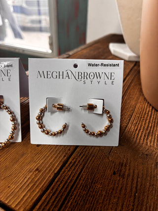 Meghan Browne Shade Gold Silver Earrings