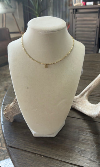 Meghan Browne Bitsy Gold Necklace
