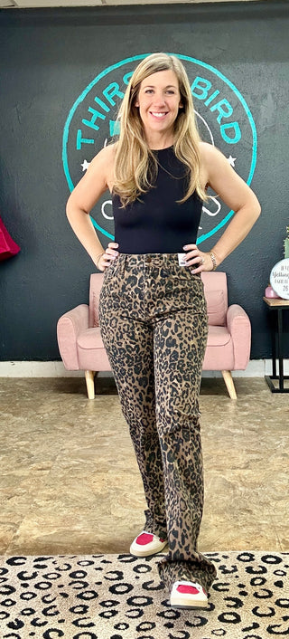 Judy Blue Leopard Jeans