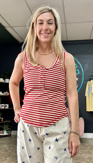 Cambree Tank- Red