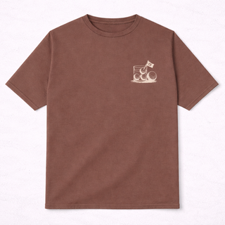 Club Cocktail Tee: Brick / XL