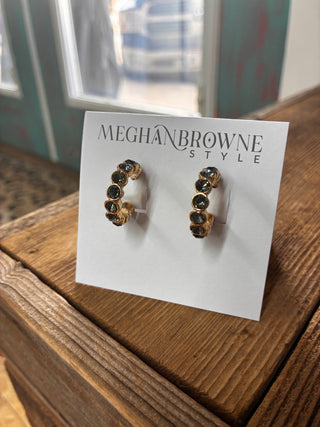 Meghan Browne Royal Black Diamond Earrings