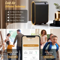 Luxury Sleek Gold Home Diffuser: Black and Gold