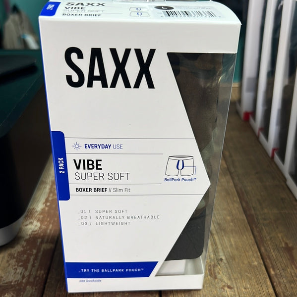 Saxx Vibe Super Soft Boxer Brief 2 Pack
