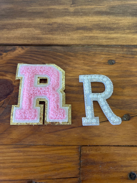 Varsity letter patches R