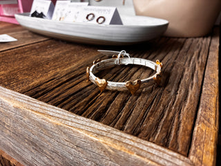Meghan Browne Maude Silver Gold Bracelet