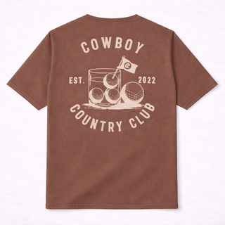 Club Cocktail Tee: Brick / XL