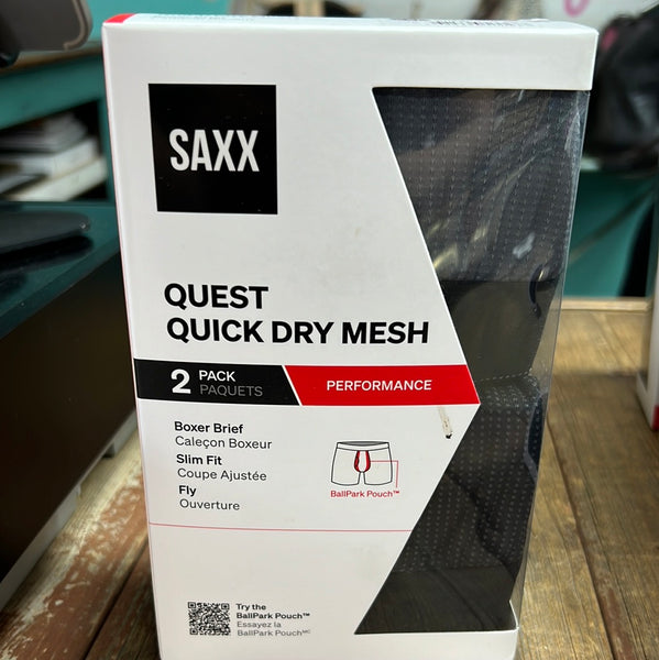 Saxx Quest Quick Dry Mesh 2 Pack