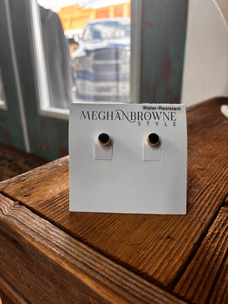 Meghan Browne Ori Black Earrings