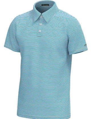Morgan Stripe Polo- Hawaiian