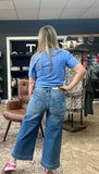 Judy Blue MR Vintage Wide Crop Freestyle Jean