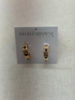 Meghan Browne Prada Black Earring