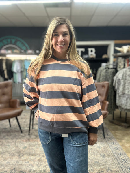 The Weekend Stripe Pullover