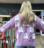 Purple Boo Sweater