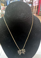 Meghan Browne Andy Black Necklace