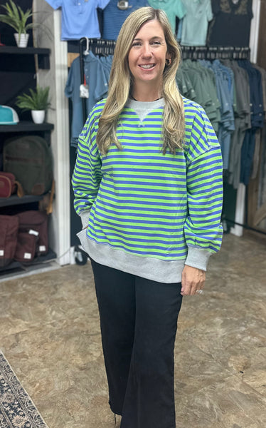 Laidback Stripe Knit Top