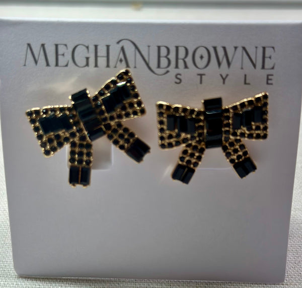 Meghan Browne Tandy Black Earring