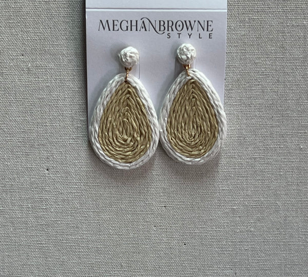 Meghan Browne Teen White Earring