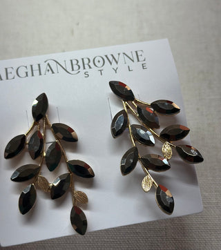Meghan Browne Owen Black Diamond Earring