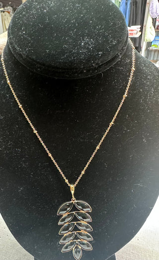 Meghan Browne Bria Black Diamond Necklace