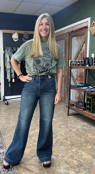 Judy Blue Retro Front Welt Pockets