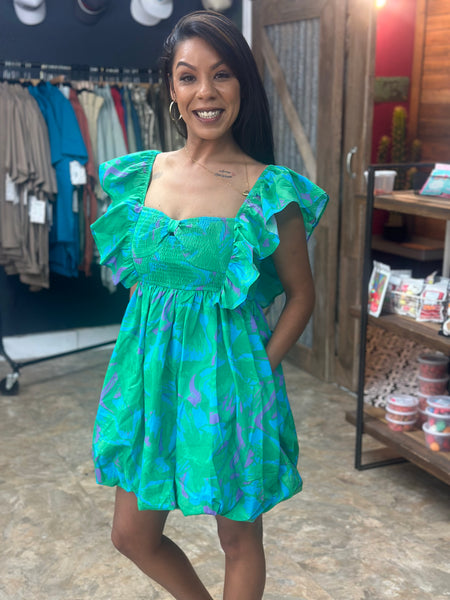 Bubble Botanica Dress