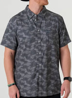 Burlebo  Button Up - Stone Camo