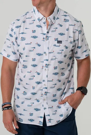 Burlebo Button Up - Lake Weekend