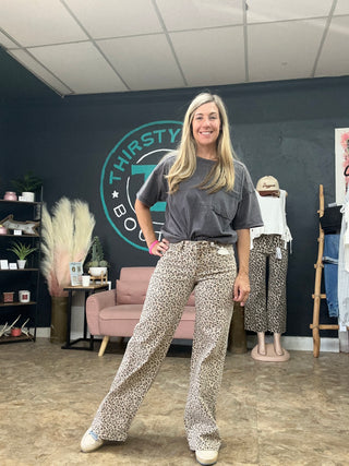 Suri Leopard Jeans
