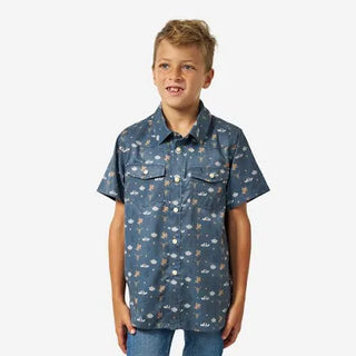 Youth Burlebo Western Shirt -Desert Night