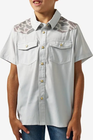 Youth Burlebo Western Shirt -Bird SZN