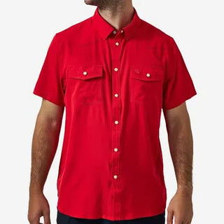 Burlebo Western Shirt- Red
