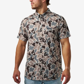 Burlebo Button Up Mallard Mayhem Camo