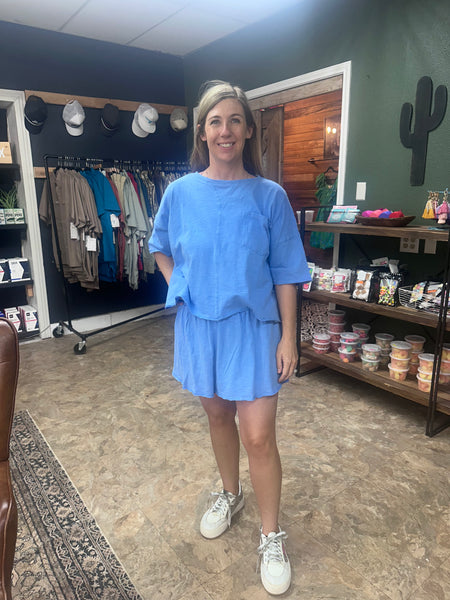Blue Haze Skort