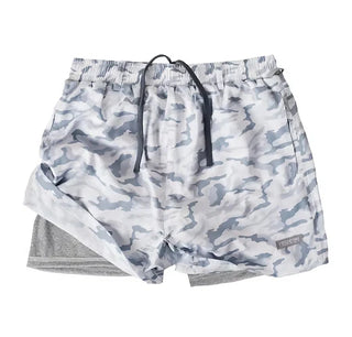 Youth Snow Camo Shorts