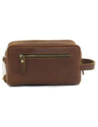 Properly Tied Migratory Travel Kit Brown Leather