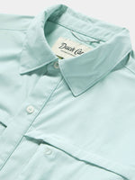 Duck Camp Fishing Shirt Long Sleeve Whitewater