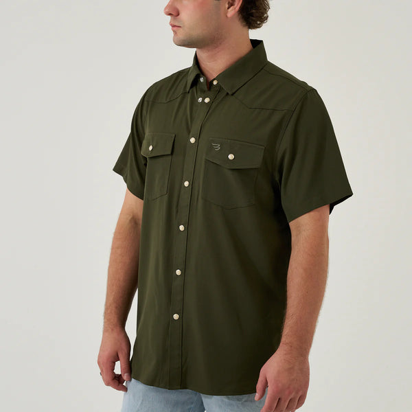 Burlebo Performance Western Shirt Mallard SS