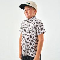 Youth Burlebo Western Shirt -Cowboy Country
