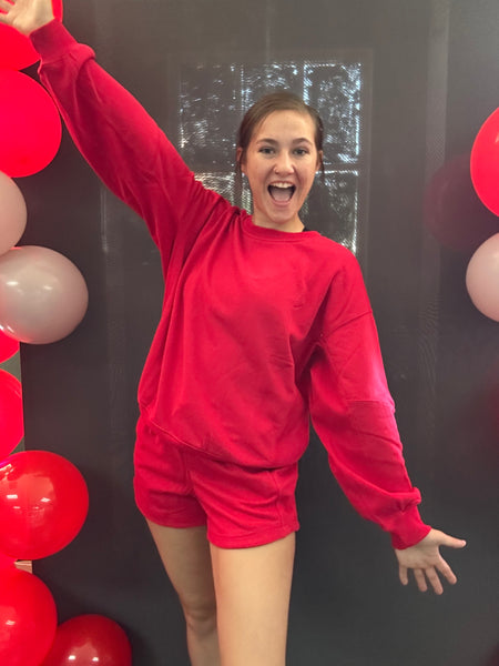 Heritage Red Pullover