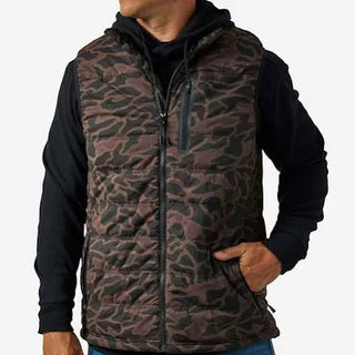 Burlebo Puffer Vest-Bendita Camo