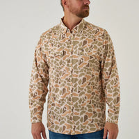 Burlebo Western Shirt Venado Camo LS