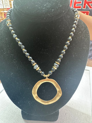 Meghan Browne Conner Black Necklace