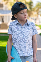 Youth Burlebo Polo White Camo