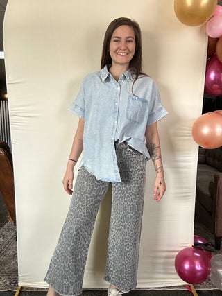 Vervet Olivia Leopard Jeans