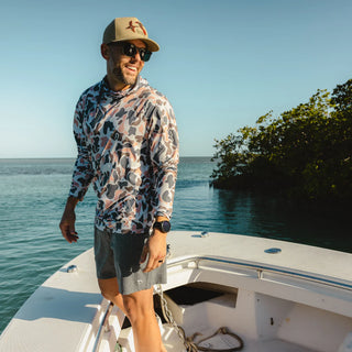 Burlebo Performance Hoodie- Vintage Camo