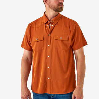 Burlebo Western Shirt Orange